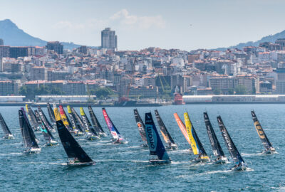 VIGO DESPIDE A LA FLOTA DE LA SOLITAIRE DU FIGARO PAPREC, RUMBO YA A FRANCIA