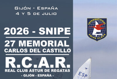 R.C. ASTUR DE REGATAS. EL XXVII MEMORIAL CARLOS DEL  CASTILLO DE SNIPE SE CELEBRARÁ LOS DÍAS 4 Y 5 DE JULIO EN GIJÓN