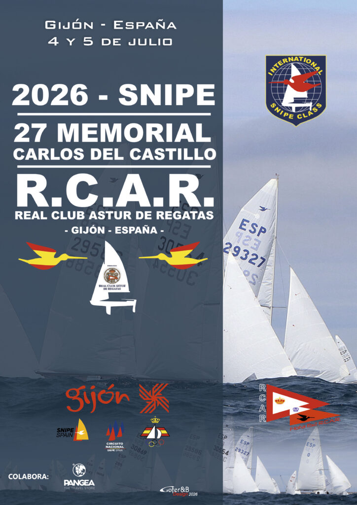 R.C. ASTUR DE REGATAS. EL XXVII MEMORIAL CARLOS DEL  CASTILLO DE SNIPE SE CELEBRARÁ LOS DÍAS 4 Y 5 DE JULIO EN GIJÓN