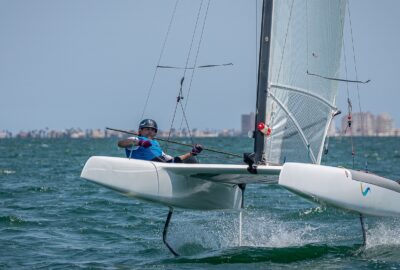 GUSTAVO DORESTE SE CUELGA EL BRONCE EN EL EUROPEO DE CLASE A EN EL MAR MENOR
