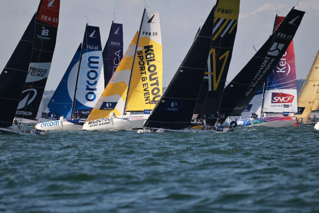 MAGNIFICO COMIENZO DE LA ETAPA FINAL DE LA 57ª SOLITAIRE DU FIGARO PAPREC