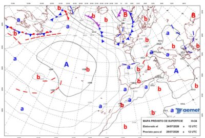 INFO METEO LOCALIDADES A 25 JUL .2026 11:00 LT