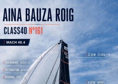 AINA BAUZÁ PRESENTA EL «161» EL BARCO CON EL QUE PARTICIPARÁ EN LA ROUTE DU RHUM