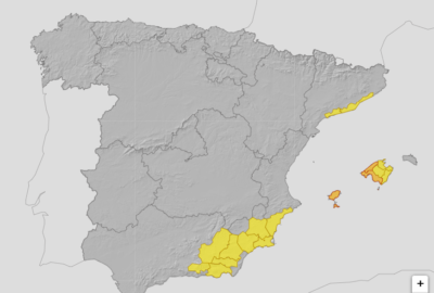 ALERTAS METEOROLÓGICAS A 18 SEP. 2026 08:00 LT
