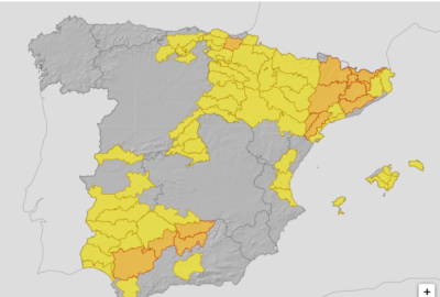 ALERTAS METEOROLÓGICAS A 6 SEP. 2026 08:00 LT
