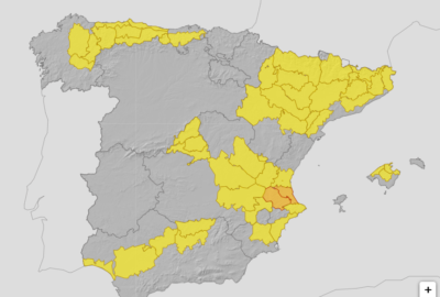 ALERTAS METEOROLÓGICAS A 8 SEP. 2026 08:00 LT.