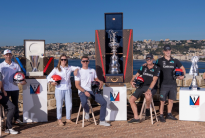 38TH AMERICA’S CUP LOUIS VUITTON. RUEDA DE PRENSA DE LOS PATRONES ANTES DE LA PR2 DE NÁPOLES