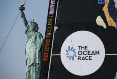 LOS SEIS IMOCAS DE THE OCEAN RACE ATLANTIC SE DESPIDEN DE NUEVA YORK RUMBO A LA ZONA DE SALIDA EN ALTA MAR