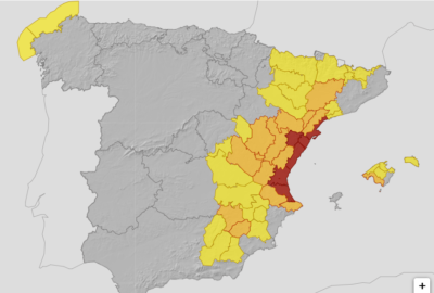 ALERTAS METEOROLÓGICAS A 1 OCT. 2026 10:00 LT.