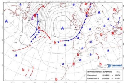 INFO METEO LOCALIDADES A 16 OCT. 2026 10:00 LT.
