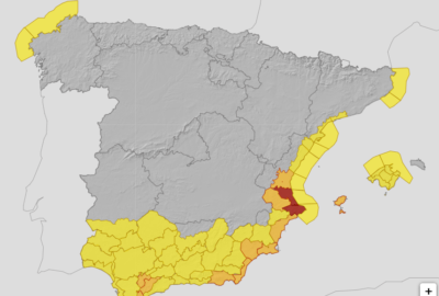 ALERTAS METEOROLÓGICAS A 18 OCT. 2026 09:00 LT