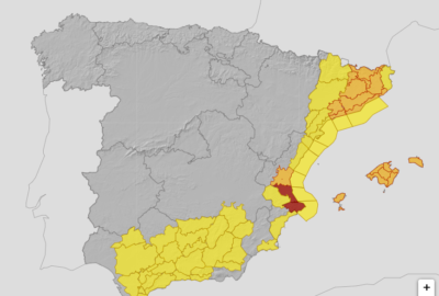 ALERTAS METEOROLÓGICAS A 18 OCT. 2026 08:00 LT.