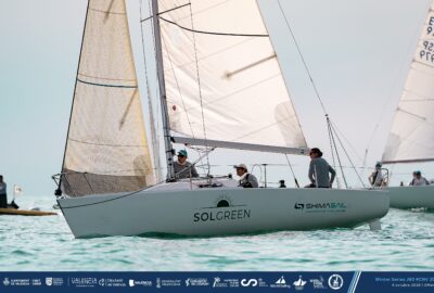 R.C.N. VALENCIA. «SOLGREEN» MANDA EN EL ESTRENO DE LA WINTER SERIES J80 EN VALENCIA