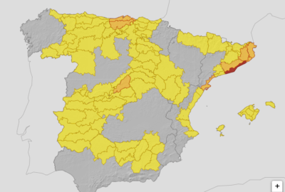 ALERTAS METEOROLÓGICAS A 3 OCT. 2026 11:00 LT.
