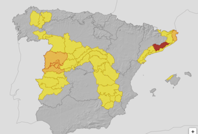 ALERTAS METEOROLÓGICAS A 5 OCT. 2026 08:00 LT.